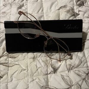 Gold Frame Blue Light Blocking Glasses